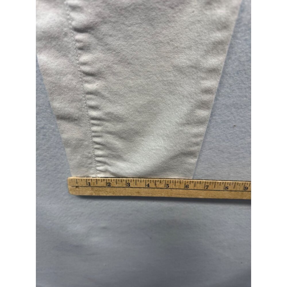 Guess Medium Rise Skinny Sarah Fit White Jeans - Picture 12 of 14